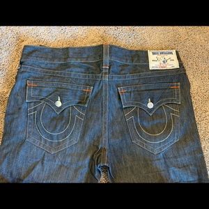 True Religion size 40 black denim